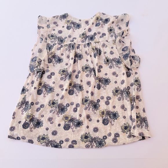 Woman’s Lucky Brand Short Sleeve Blouse Size Small Petite - Picture 4 of 5